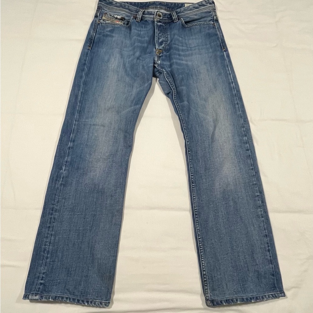 Diesel Blue Straight Jeans Versatile Everyday Wear